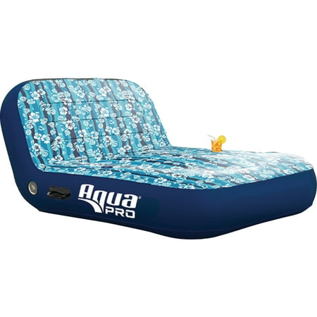 UPC: 0889834199735 | Aqua Leisure APL17011S2 2 Person Ultra-Cushioned Comfort Lounge 2 Riders