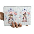 thumbnail image 3 of Happy 4th of July Patriotic Brussels Griffon Marching Band Uniform Balloons Fireworks Travel Passport Wallet Griff Dog Lover PU Leather Passport Holder Cover - 13009, 3 of 5