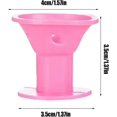 thumbnail image 4 of Rizadores sin calor, juego de 10 rulos para el cabello, ideales para mantener los rizos durante la noche, perfectos para dormir o viajar. Color rosa., 4 of 5