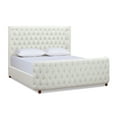 thumbnail image 3 of Brooklyn King Tufted Bed, Antique White, 3 of 5