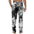 thumbnail image 5 of GrmtClth Pajamas for Men Ultra Lightweight Camo Print Pajama Bottoms Casual Elastic Waist Lounge Pants Soft&comfort Sleep Pants with Pockets and Button Fly Black M, 5 of 5