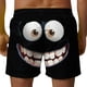thumbnail image 3 of Ceisia Men's Big Grin Emoji Print Beach Shorts 4-Way Stretch Drawstring Swim Trunks (Multiple Colors) Gifts, 3 of 5