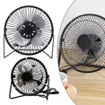 thumbnail image 2 of 4 Inch/6 Inch Home Office Desktop For 360 Degree Rotatable USB Fan Portable Fan, 2 of 4