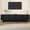 Black, variant on Hemvt 70 Inch TV Stand for TVs Up to 75 Inch, Entertainment Center with Storage Cabinet, Large Media Console with Cable Management for Living Room, Cherry