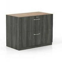 Mayline  Aberdeen Series Credenza Lateral File - Grey Steel - 27.5 x 36 x 20 in.
