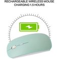 thumbnail image 3 of LINLIN Wireless Mouse,2.4G Slim Rechargeable Wireless Mouse Mice with USB Receiver,3 Adjustable 800/1200/1600 DPI Silent Mouse for PC Laptop Windows, 3 of 9