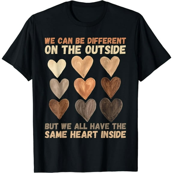 Same Heart Inside Black History Month Women Kids T-Shirt