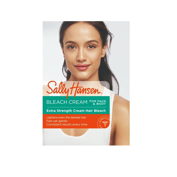 Sally Hansen Extra Strength Creme Hair Bleach For Face & Body Kit, 1.5