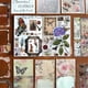 thumbnail image 4 of Scrapbook Supplies, (361Pcs) Vintage Aesthetic Scrapbook Kit with Paper, Stickers, Picture Frames, A6 Notebook Blank, 4 of 5