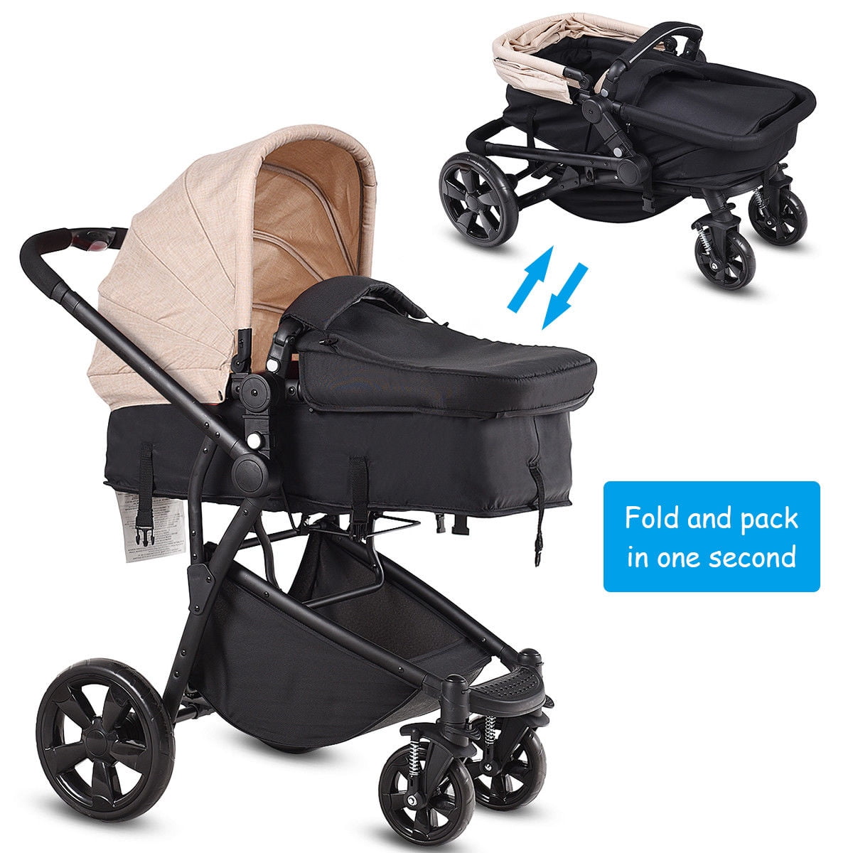 costway 2 in 1 stroller reviews