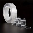thumbnail image 5 of MesaSe 5 Pcs Rouleaux de Rubans Adhésifs Double Face Robustes Réutilisables Sans Traces Bandes de Ruban Adhésif Fortes Polyvalentes Amovibles Lavables NanoTape de Montage Transparent pour Rubans Adhésifs à la Maison au Bureau en Voiture, 5 of 5