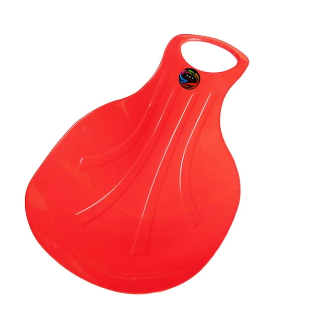 Planche de Ski Portable Rouge en Plastique avec Grande Poignée pour Enfants Adultes Rouge 2008x1378x118 Po