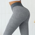 thumbnail image 6 of High Waist Yoga Pants Workout Leggings for Women Butt Lifting Anti Cellulite Tummy Control Tight, Black/S, 6 of 8