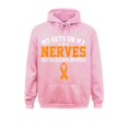 thumbnail image 5 of La esclerosis múltiple me pone de los nervios Cupones para camisetas de concienciación sobre la EM Sudaderas para mujer Sudaderas con capucha alocadas Ropa deportiva cómoda, 5 of 5