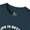thumbnail image 4 of Life is Better with Dachshund - Funny Dog Lover Unisex Ultra Cotton Tee, 4 of 4