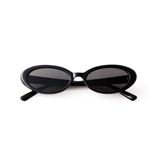 LYH 90s Sunglasses for Women Men Retro Small Oval Sunglasses