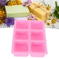 thumbnail image 4 of Silicone Molds, 6-Grid Cake  Chocolate Molds Silicone  Molds Square  For  For Chocolate For Baking For Cake, 4 of 8