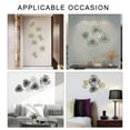 thumbnail image 4 of Artistic Metal Wall Accent, Multicolors Layered Floral Sign for Home Elegances Rusts Resistant Metal Decors, 4 of 9
