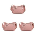 thumbnail image 4 of Transemion Crossbody Bag Premium For Multipurpose Large Capacity Polyester Messenger Bag Multiple Occations Premiun Gift pink 3Set, 4 of 6