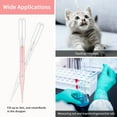 thumbnail image 3 of Pipettes Disposable Plastic Transfer Graduated Dropper, Suitable for Essential Oils & Science Laboratory, 3 of 4