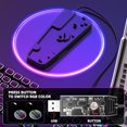 thumbnail image 2 of Support Vertical pour Consoles PS5/PS5 Slim Base Antidérapante pour Accessoires PlayStation 5, Support de Base LED RGB avec Modes de Lumière, 2 of 4