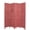 Red, variant on HomeRoots Decor Wooden 4 Panel Foldable Floor Screen with Textured Panels, Black