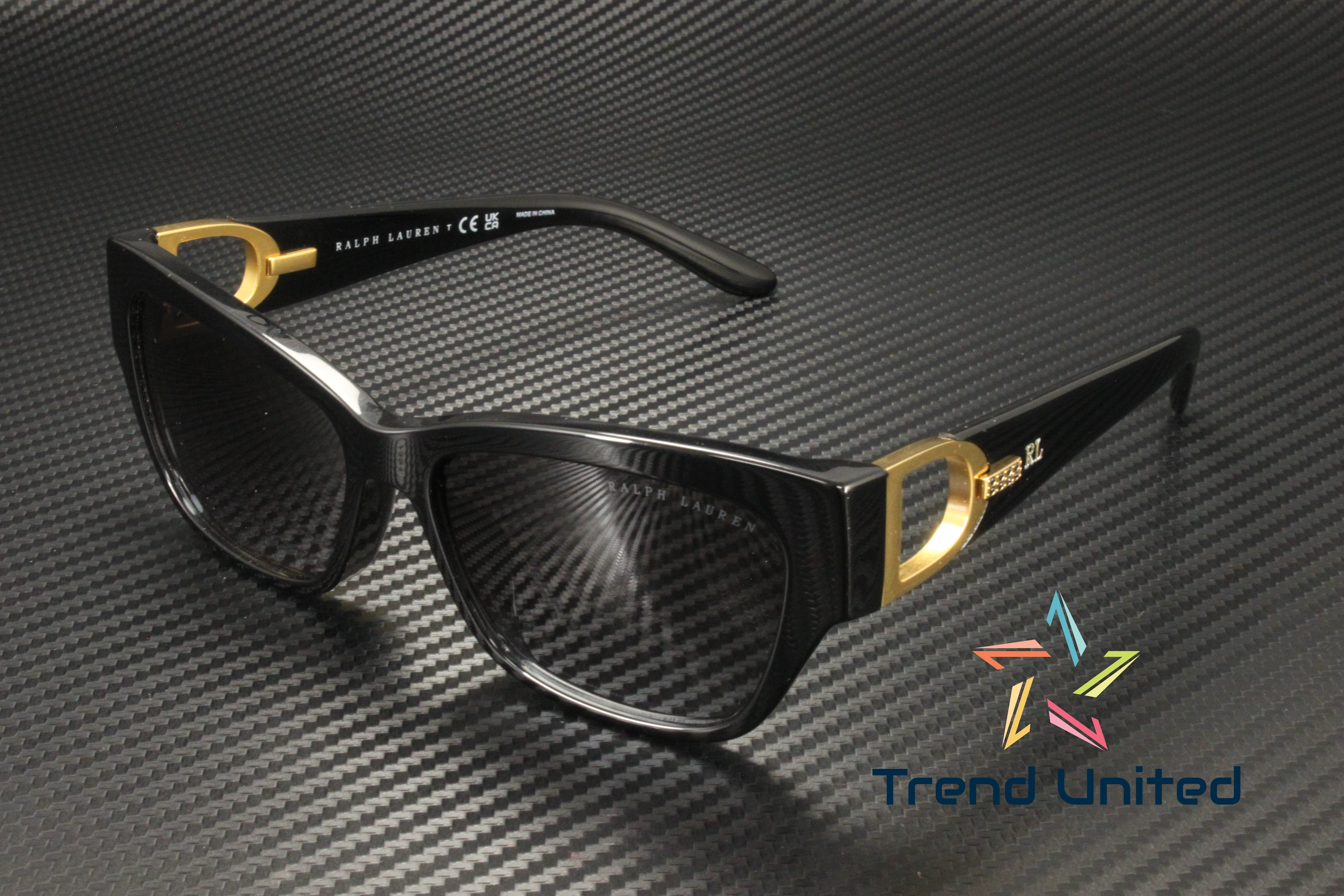 GUCCI GG0647S 002 Square Havana Shiny Gold Brown 56 mm 
