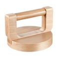 thumbnail image 2 of Barra de madera para grabado de haya con fondo liso barnizado, herramienta de impresión manual para Mango redondo, 2 of 9