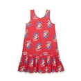 thumbnail image 6 of Barbie Girls Tank Printed Dropwaist Dress, Sizes 4-12, 6 of 10