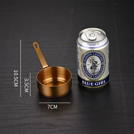 

304 Stainless Steel Sauce Milk Cup Pan Mini Sauce Pan Non-Stick Small Pan