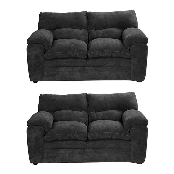 Sala 2-2 TRINITY Cosmo ( 2 Love Seat ) Gris oscuro para Sala