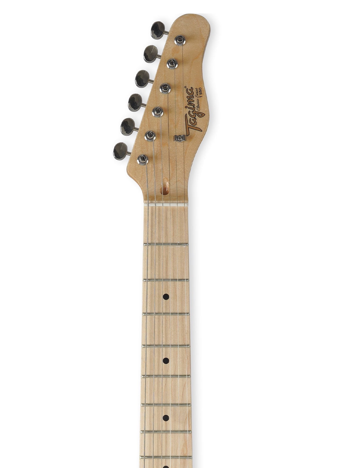 Tagima T 550 CA-LF/WH Electric Guitar - Candy Apple Red