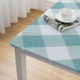 thumbnail image 5 of BANET Checkered Rectangle Tablecloth, Heavy Weight Cotton Table Cloth Table Cover for Spring Summer Picnic Kitchen Dinner Restaurant Outdoor Easter Party white, 5 of 8