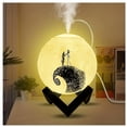 thumbnail image 1 of Chok 1 Piece Round Ball Creative Aroma Diffuser Night Light - Wearable Technology Smart Aroma Diffuser with Micro Humidifier  Desktop Fountain  Bedside Night Light Function  White Color, 1 of 7