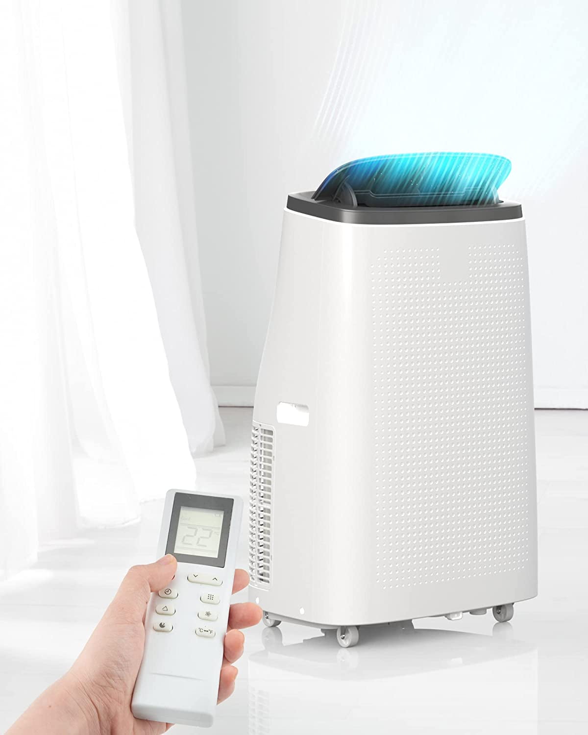 14000 BTU Portable Air Conditioner with Dehumidifying, Fan, Sleep