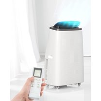 DSstyles 14000 BTU (9300 BTU DOE) 750 sq ft Portable Air Conditioner, White