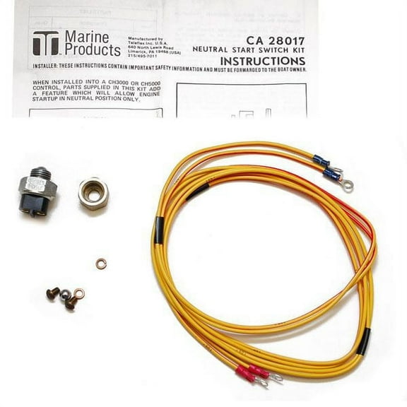 Teleflex Neutral Start Boat Switch Kit CA28017