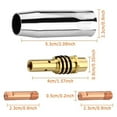 thumbnail image 7 of Windfall 14Pcs/Set 15AK MIG Welding Nozzle Welder Torch Holder Contact Tip for MB Binzel, 7 of 7