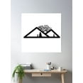 thumbnail image 2 of Mountains Poster Wall Art, Modern Wall Decor, 30x30 UNFRAMED, 2 of 3