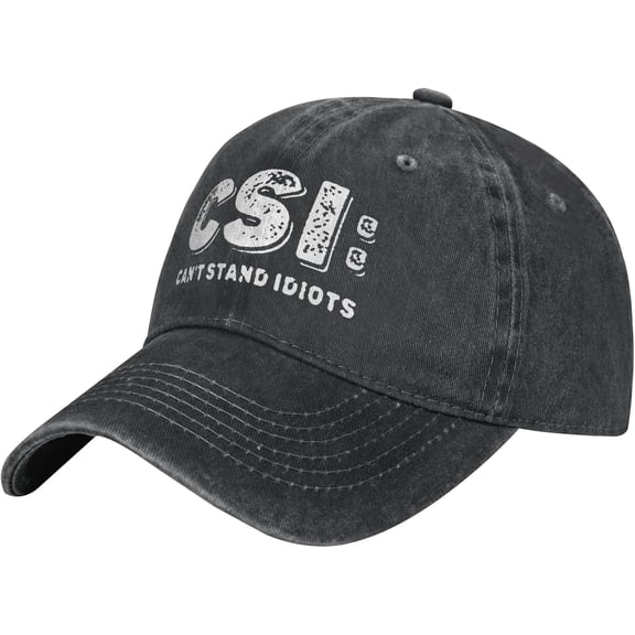 Csi Can't Stand Idiots Unisex Hat Adjustable Fashion Hat Casual Hat Truck Hat Dad Hat
