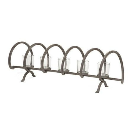 30 5 Silver Horizontal Spiral Votive Candle Holder 30 5 Silver Horizontal Spiral Votive Candle Holder