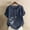 Navy, variant on CLOISE Casual Shirts for Women Short Sleeve Plus Size Tops Button Round Neck Pullover Graphic Summer Blouses Purple