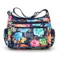 thumbnail image 2 of Bolso de mensajero con patrón Floral para mujer, bandolera de nailon duradera de alta calidad con patrón de flores, bolso de mano con múltiples bolsillos Fivean unisex, 2 of 2