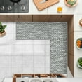 thumbnail image 2 of MeyJey Corner Kitchen Rug, 1 Piece Anti-Slip L Shape Kitchen Mat for Floor, Absorbent Runner in Front of Sink, Washable Floor Rugs for Home,Kitchen(Gray-L,24”x 71”x 71”), 2 of 8