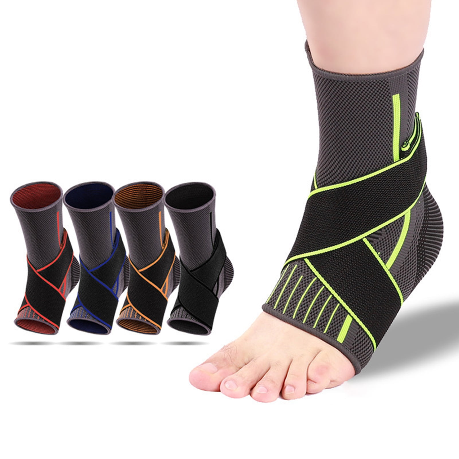 Ankle Brace Compression Support Sleeve for Injury Recovery, Joint Pain