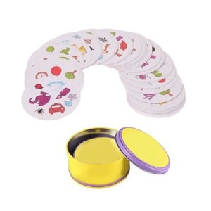 Entertaining Card Game, Portable Classic Card Game 55Pcs Interactive Develop Concentration Fast Paced  for Travel for Party
