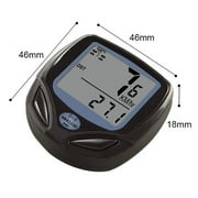 Bicycle Speedometer and Odometer Wireless Waterproof Cycle Bike Computer with LCD Display & Multi-Functions