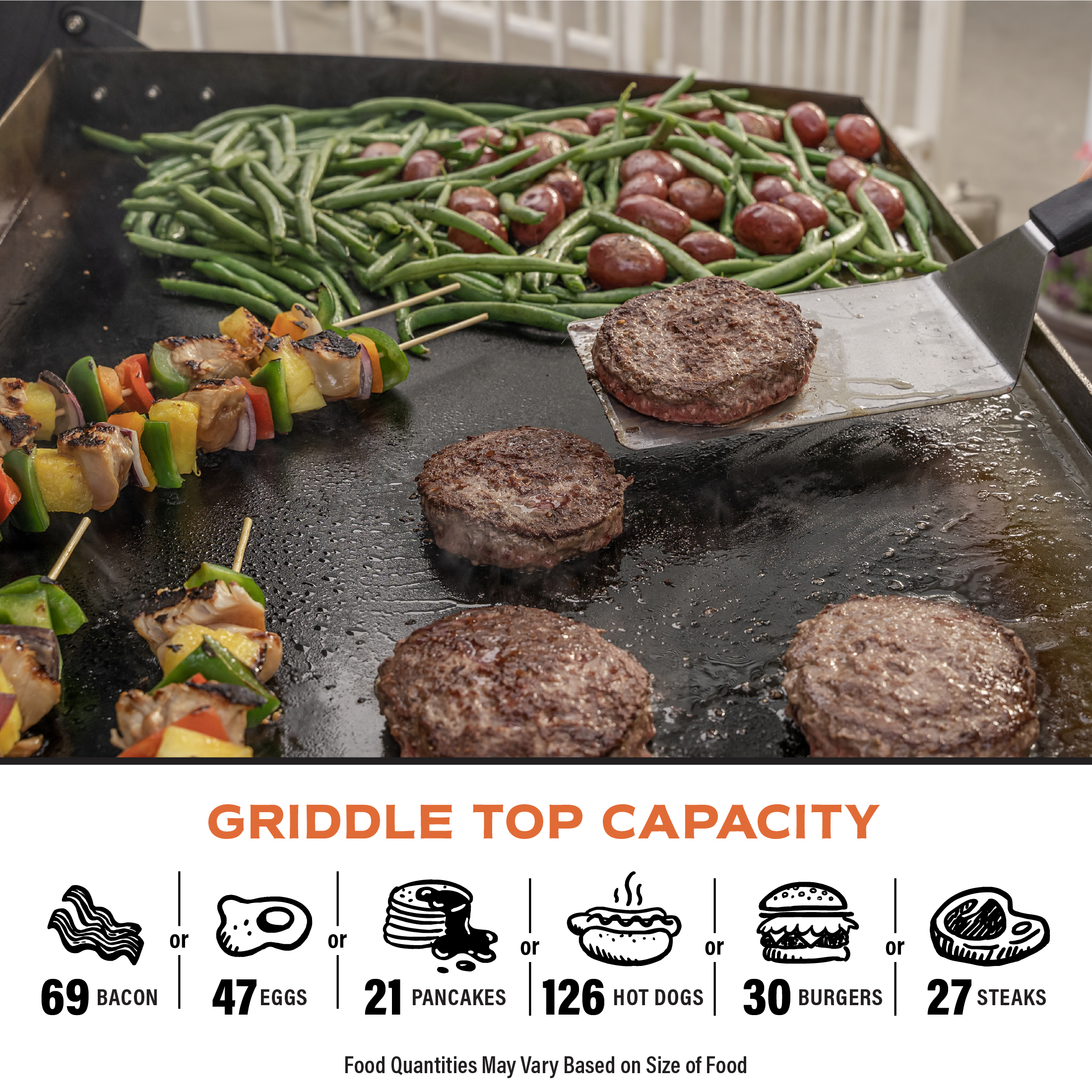 Blackstone ProSeries 4 Burner Steel 36" Propane Griddle with Cabinet