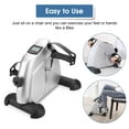 thumbnail image 2 of ACOUTO Portable Hand Foot Pedal Trainer Exerciser Mini Exercise Bike Bicycle for Gym Indoor, Pedal Trainer, 2 of 6