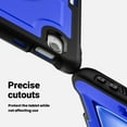 thumbnail image 3 of Allytechgroup iPad Air 13" Case M3 M2 2025/2024, Rotating Kickstand Shockproof Hand Strap + Shoulder Strap Drop Protection Rugged Case for Apple iPad Air 13 inch 2025/2024, Darkblue, 3 of 12